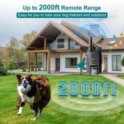 Show full view: PATPET Waterproof Stubborn Dog Remote Training Collar slide 2 of 9