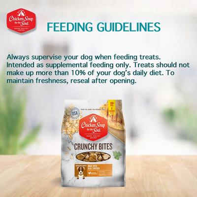 Show full view: Chicken Soup for the Soul Crunchy Bites Chicken Dog Treats, 32-oz bag slide 8 of 12