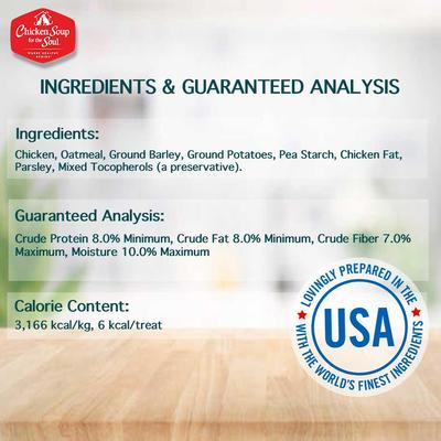 Show full view: Chicken Soup for the Soul Crunchy Bites Chicken Dog Treats, 12-oz bag slide 7 of 12