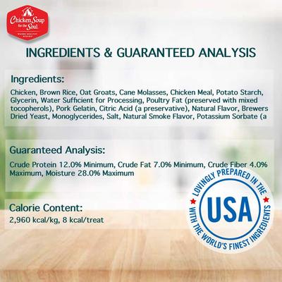 Show full view: Chicken Soup for the Soul Savory Snacks Chicken Dog Treats, 16-oz bag slide 6 of 11