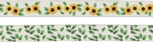 Show full view: Sassy Woof Sunflower Dreams Cat Leash, Beige, 6-ft long, 0.6-in wide slide 4 of 6