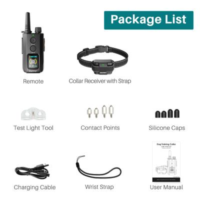 Show full view: PATPET Waterproof Stubborn Dog Remote Training Collar slide 8 of 9