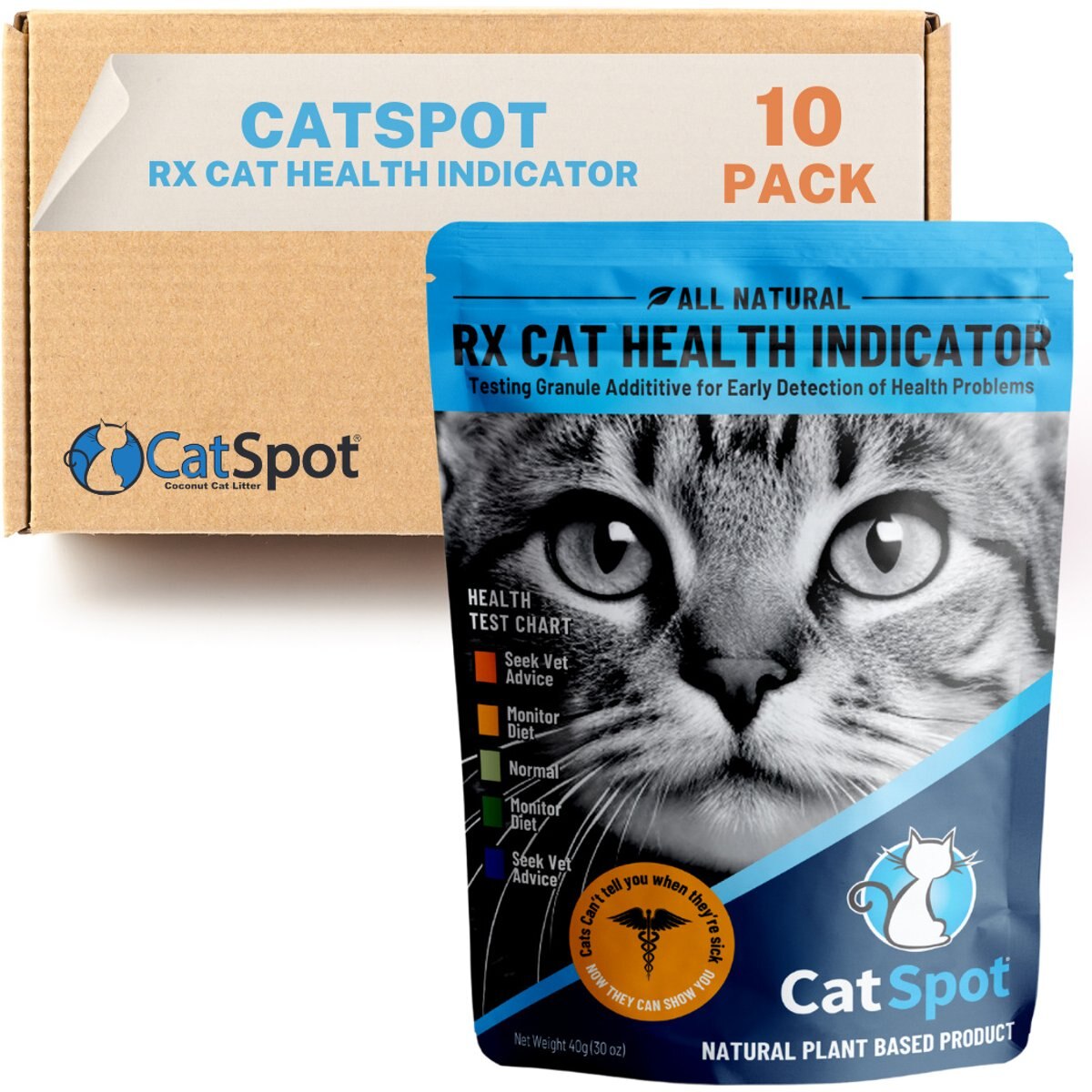 CatSpot Litter Urine Health Indicator Cat Litter Additive, 100-gm bag