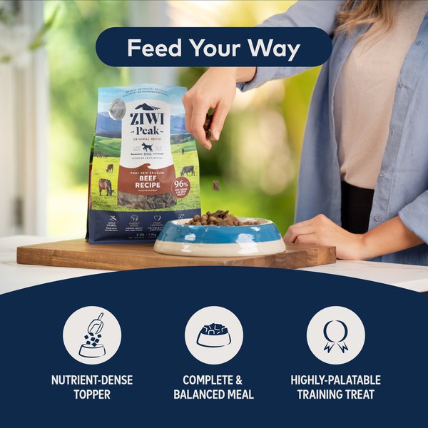 Show full view: ZIWI Peak Chicken Grain-Free Air-Dried Dog Food, 16-oz bag slide 10 of 13