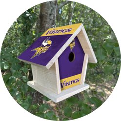 Fan Creations Bird House, Minnesota Vikings