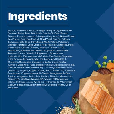 Show full view: Blue Buffalo Life Protection Formula Adult Salmon & Brown Rice Recipe Dry Dog Food, 15-lb bag slide 6 of 11