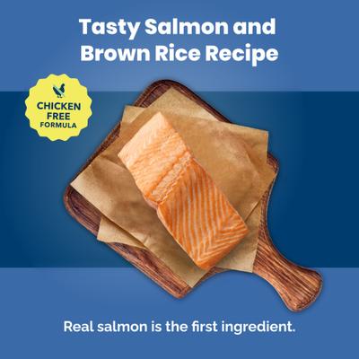 Show full view: Blue Buffalo Life Protection Formula Adult Salmon & Brown Rice Recipe Dry Dog Food, 15-lb bag slide 4 of 11