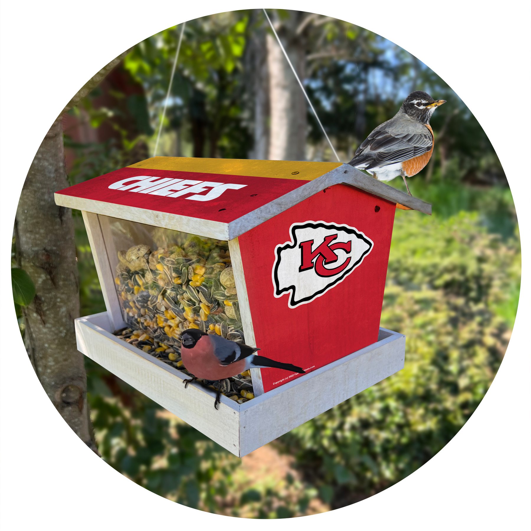 Fan Creations Bird Feeder, Kansas City Chiefs