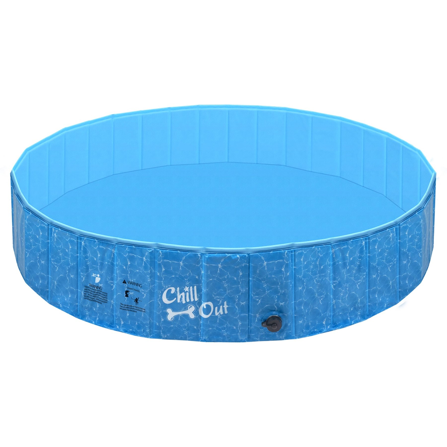 allforpaws Chill Out Splash & Fun Pool Dog Toy, Large