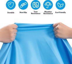 allforpaws Chill Out Sprinking 2-in-1 Dog Swimming Pool, Blue, Large slide 2 of 8