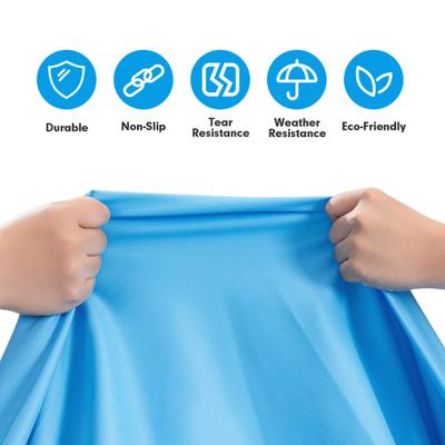 Show full view: allforpaws Chill Out Sprinking 2-in-1 Dog Swimming Pool, Blue, Medium slide 9 of 10