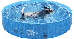 allforpaws Chill Out Splash & Fun Pool Dog Toy, Small