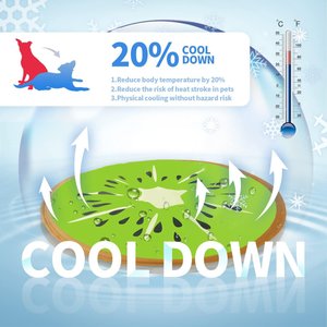 allforpaws Chill Out Kiwi Cooling Mat Dog Bed