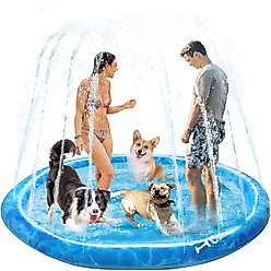 allforpaws Chill Out Sprinkler Fun Mat Dog Toy, X-Large slide 1 of 9