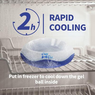 Show full view: allforpaws Chill Out Cooler Dog Bowl, 2-cup slide 5 of 10