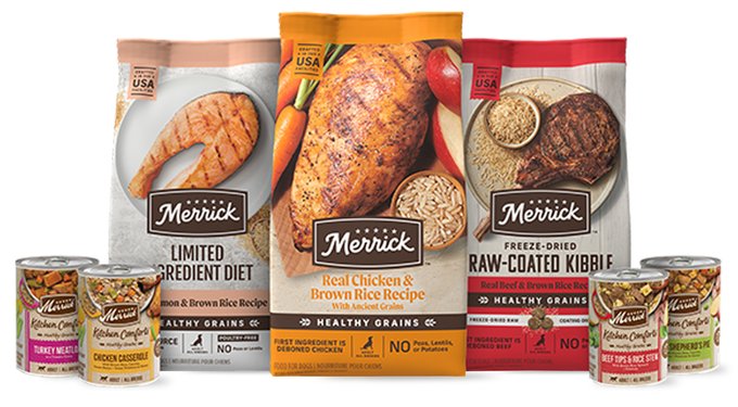 MERRICK Classic Healthy Grains Real Beef Brown Rice Recipe with