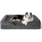 Show in main carousel: Bedsure Orthopedic Bolster Dog Sofa Bed with Removable Cover, Dark Grey, X-Large Pro slide 1 of 8