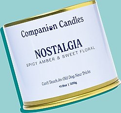 Companion Candles Nostalgia Spicy Amber & Sweet Floral Scented Pet-Friendly Candle, 11.8-oz jar slide 2 of 8