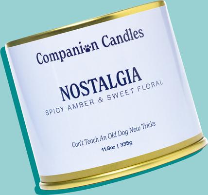 Show full view: Companion Candles Nostalgia Spicy Amber & Sweet Floral Scented Pet-Friendly Candle, 11.8-oz jar slide 2 of 9