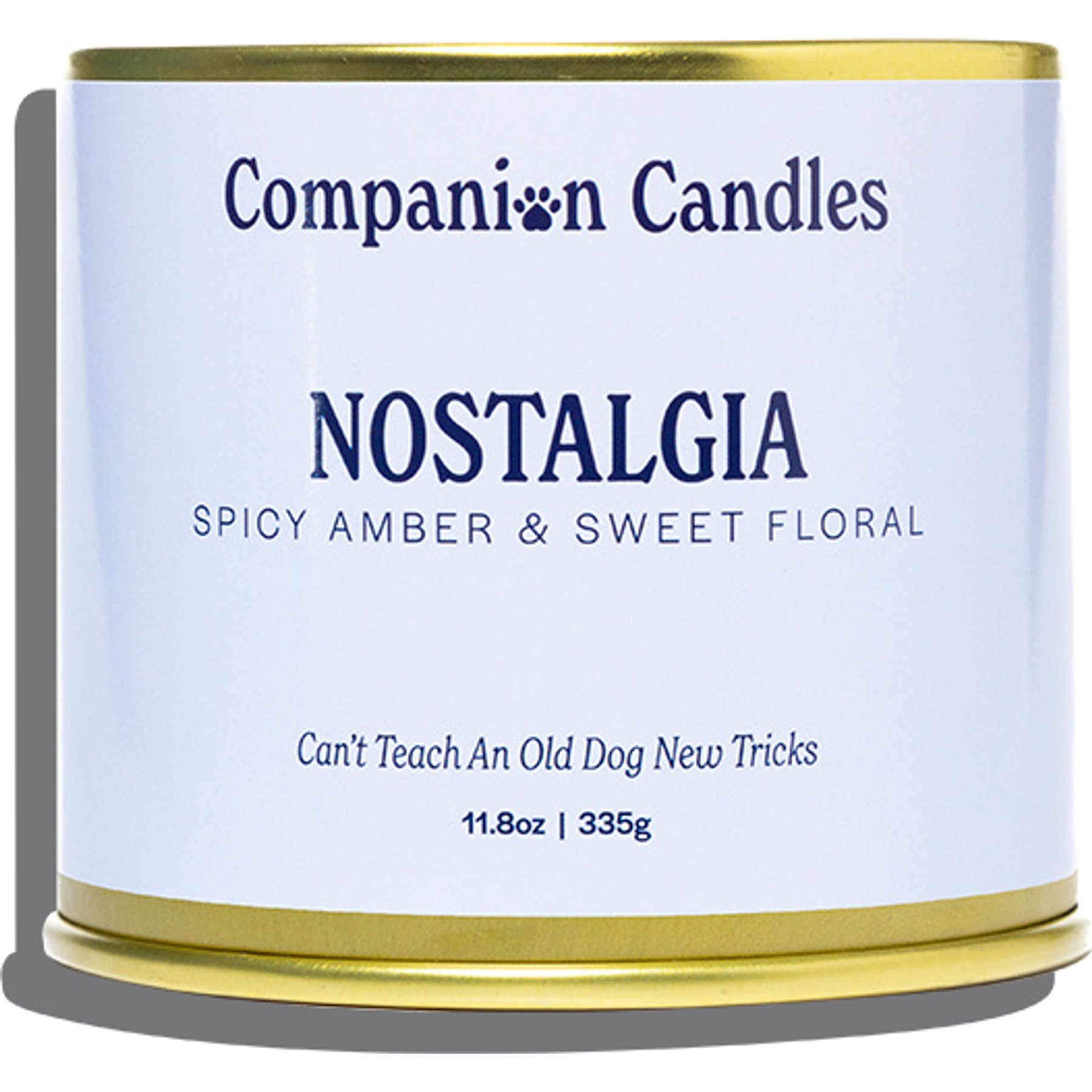 Companion Candles Nostalgia Spicy Amber & Sweet Floral Scented Pet-Friendly Candle, 11.8-oz jar