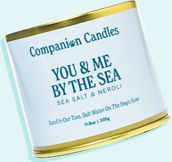 Companion Candles You & Me by the Sea Sea Salt & Neroli Scented Pet-Friendly Candle, 11.8-oz jar slide 2 of 8