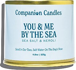 Companion Candles You & Me by the Sea Sea Salt & Neroli Scented Pet-Friendly Candle, 11.8-oz jar