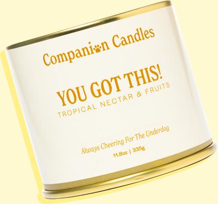 Show full view: Companion Candles You Got This! Tropical Nectar & Florals Scented Pet-Friendly Candle, 11.8-oz jar slide 2 of 9