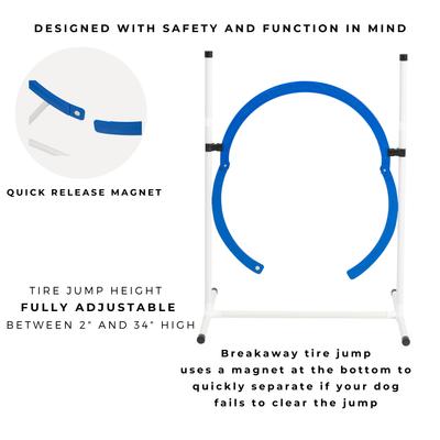 Show full view: Better Sporting Dogs 5 Piece Safety-Focused Dog Agility Set slide 2 of 10