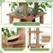 Show in main carousel: Coziwow 76-in Green Leaves Plush Multi-Level Cat Tree​​​​​​​ & Condo with Scratching Posts slide 4 of 11