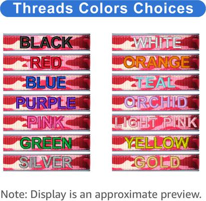 Show full view: Pawtitas Personalized Reflective Dog Harness, Pink Camo, Large: 28 to 35-in chest slide 2 of 10