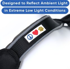 Pawtitas Personalized Reflective Dog Harness, Black, Medium: 21 to 28-in chest slide 2 of 9