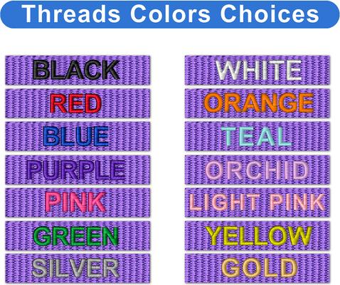 Show full view: Pawtitas Solid Personalized Dog Leash, Purple, Large: 6-ft long, 1-in wide slide 2 of 10