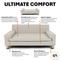 Show in main carousel: Club Nine Pets Luxe Orthopedic Furniture Style Sofa Dog Bed, Linen Silver, Large slide 8 of 10