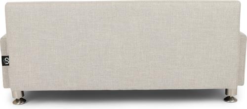 Show full view: Club Nine Pets Luxe Orthopedic Furniture Style Sofa Dog Bed, Linen Silver, Large slide 6 of 10