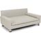 Show in main carousel: Club Nine Pets Luxe Orthopedic Furniture Style Sofa Dog Bed, Linen Silver, Large slide 3 of 10