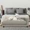 Show in main carousel: Club Nine Pets Opulent Collection Orthopedic Furniture Style Sofa Dog Bed, Slate slide 4 of 9
