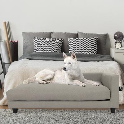 Show full view: Club Nine Pets Opulent Collection Orthopedic Furniture Style Sofa Dog Bed, Slate slide 4 of 9