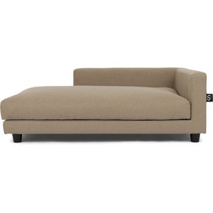 Club Nine Pets Opulent Collection Orthopedic Furniture Style Sofa Dog Bed, Sand