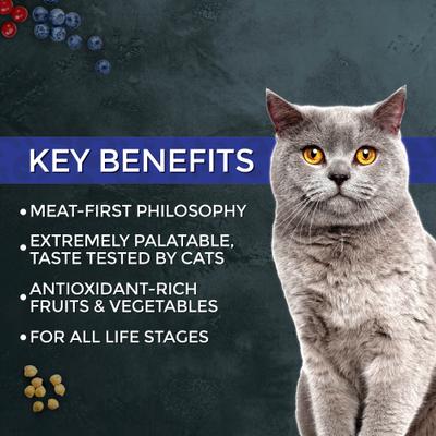 Show full view: Fussie Cat Market Fresh Tuna Dry Cat Food, 10-lb bag slide 4 of 9