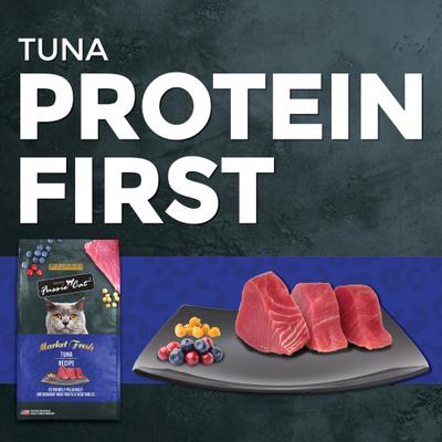 Show full view: Fussie Cat Market Fresh Tuna Dry Cat Food, 10-lb bag slide 3 of 9