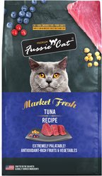 Fussie Cat Market Fresh Tuna Dry Cat Food, 3.5-lb bag