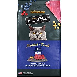 Fussie Cat Market Fresh Tuna Dry Cat Food, 3.5-lb bag