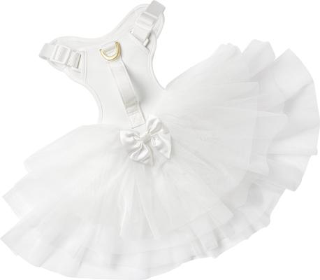 Show full view: Frisco Wedding Rosette Removable Dress Skirt Dog Harness, L/XL: 23 to 32-in chest slide 4 of 12
