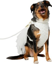 Frisco Wedding Rosette Removable Dress Skirt Dog Harness, L/XL: 23 to 32-in chest