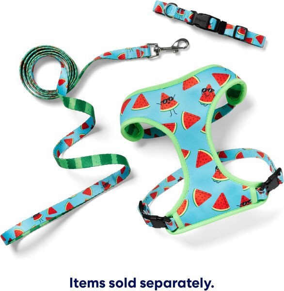 Frisco Reversible Summer Watermelon Print Dog Harness (Patent Pending)