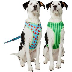 Frisco Reversible Summer Watermelon Print Dog Harness (Patent Pending), XXL/XXXL: 32 to 42-in chest