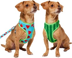 Frisco Reversible Summer Watermelon Print Dog Harness (Patent Pending), XS: 11 to 15-in chest