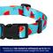 Show in main carousel: Frisco Watermelon Print Summer Dog Collar, M: 14 to 20-in neck, 3/4-in wide slide 5 of 12