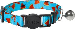 Frisco Summer Watermelon Print Breakaway Cat Collar, 8 to 12-in neck, 3/8-in wide slide 1 of 8