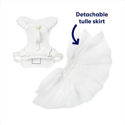 Show full view: Frisco Wedding Rosette Removable Dress Skirt Dog Harness, S: 15 to 19-in chest slide 4 of 11